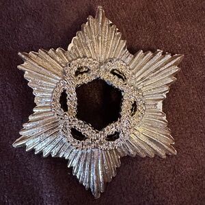 Vintage Gold Tone 6 Points Brooch